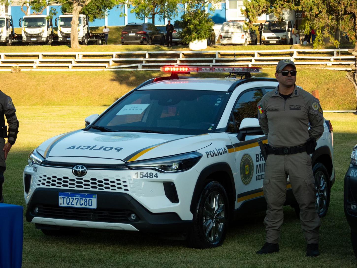 Brigada Militar de Estância Velha recebe nova viatura pelo programa Piseg