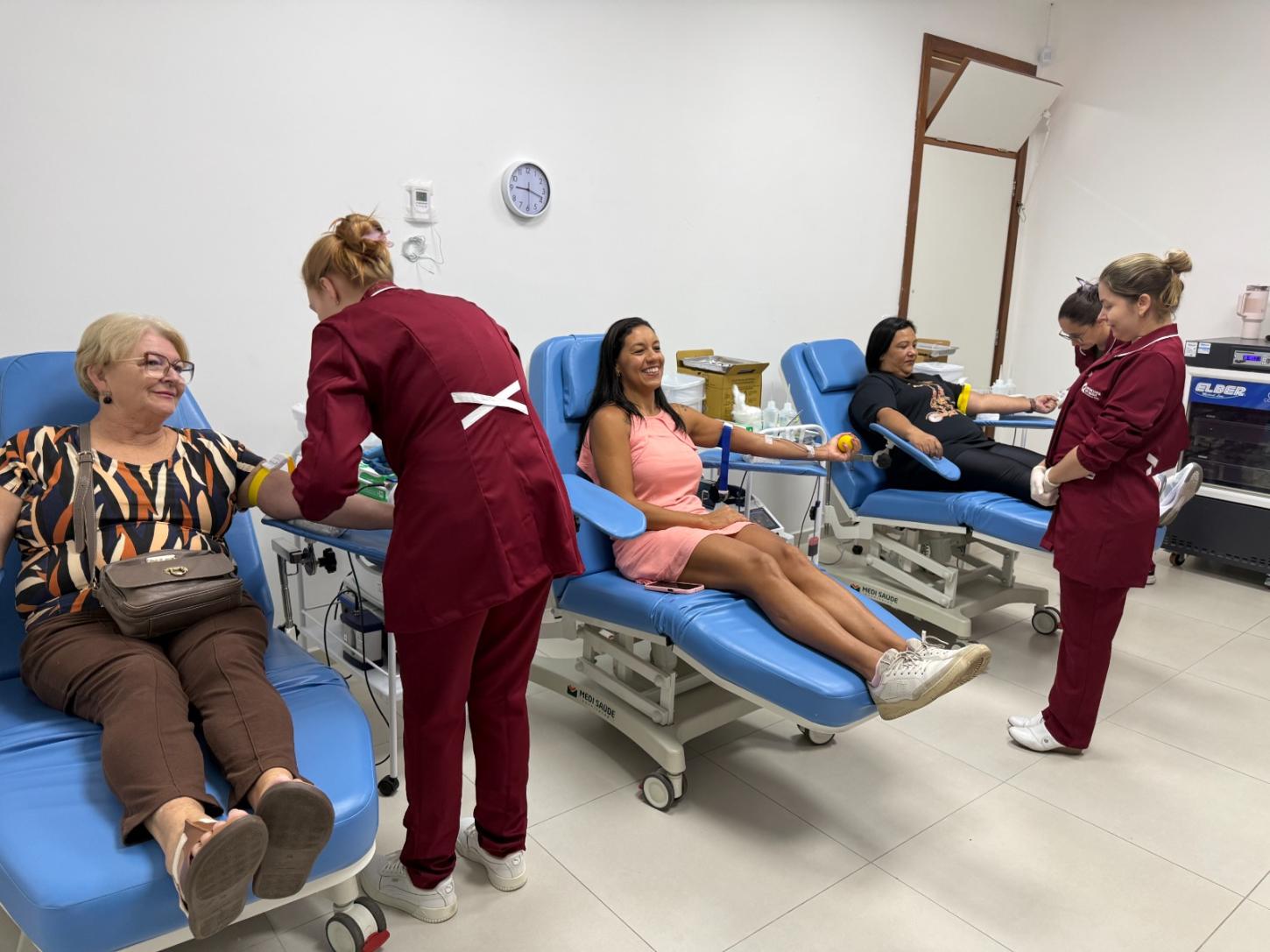 Estância Velha tem nova etapa da doação de sangue