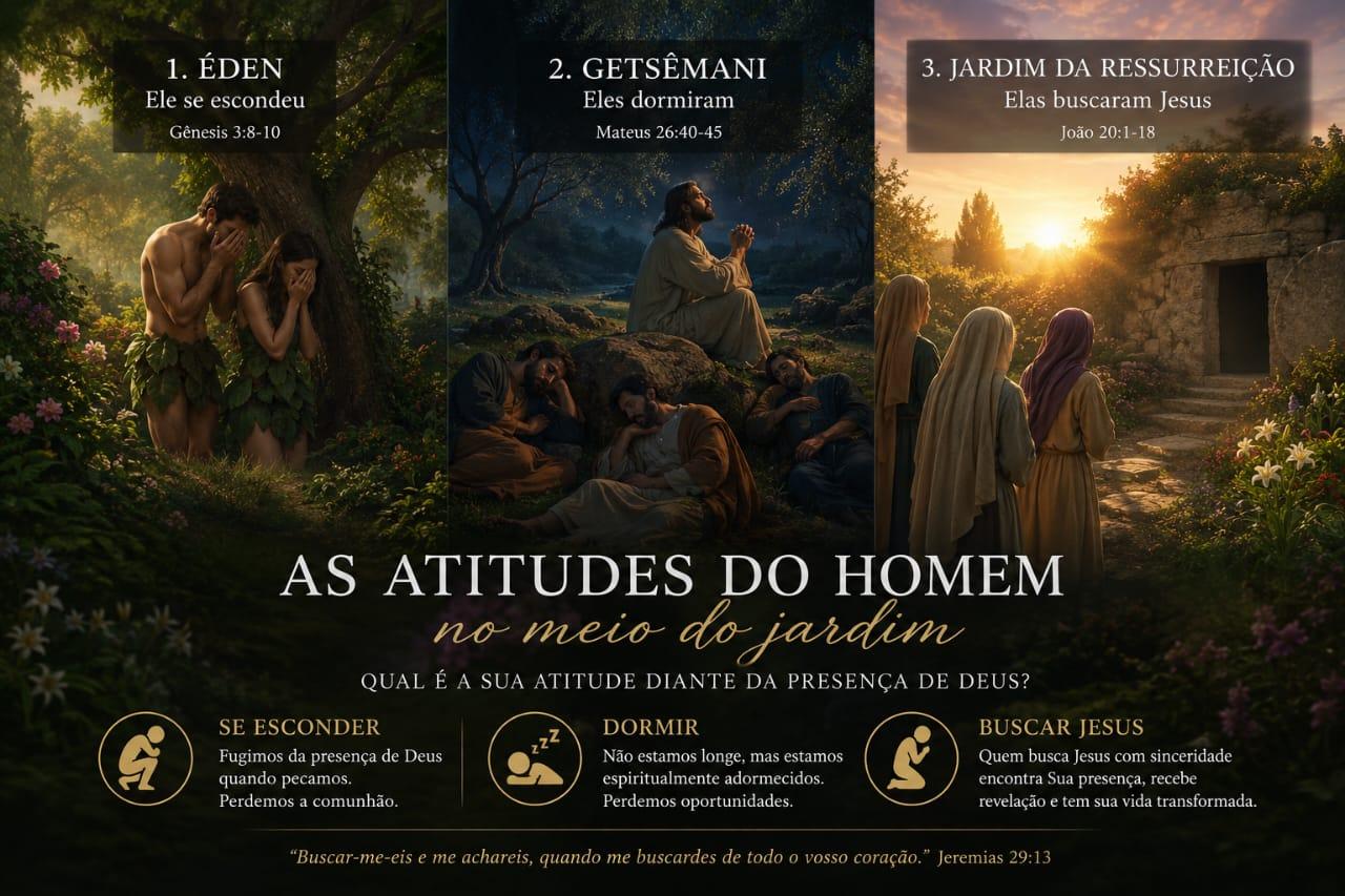  As Atitudes do Homem no Meio do Jardim