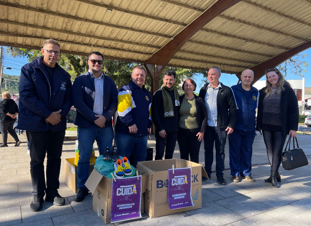 Em parceria com Rotary Clube, Estância Velha lança Campanha do Agasalho 2026 e.a Cãopanha