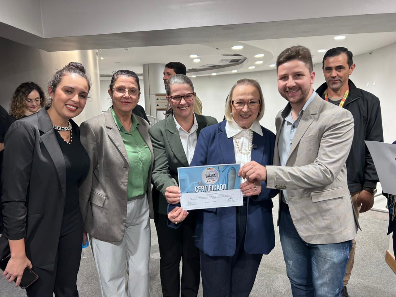Estância Velha conquista Selo Prata na certificação Município Amigo da Vacina