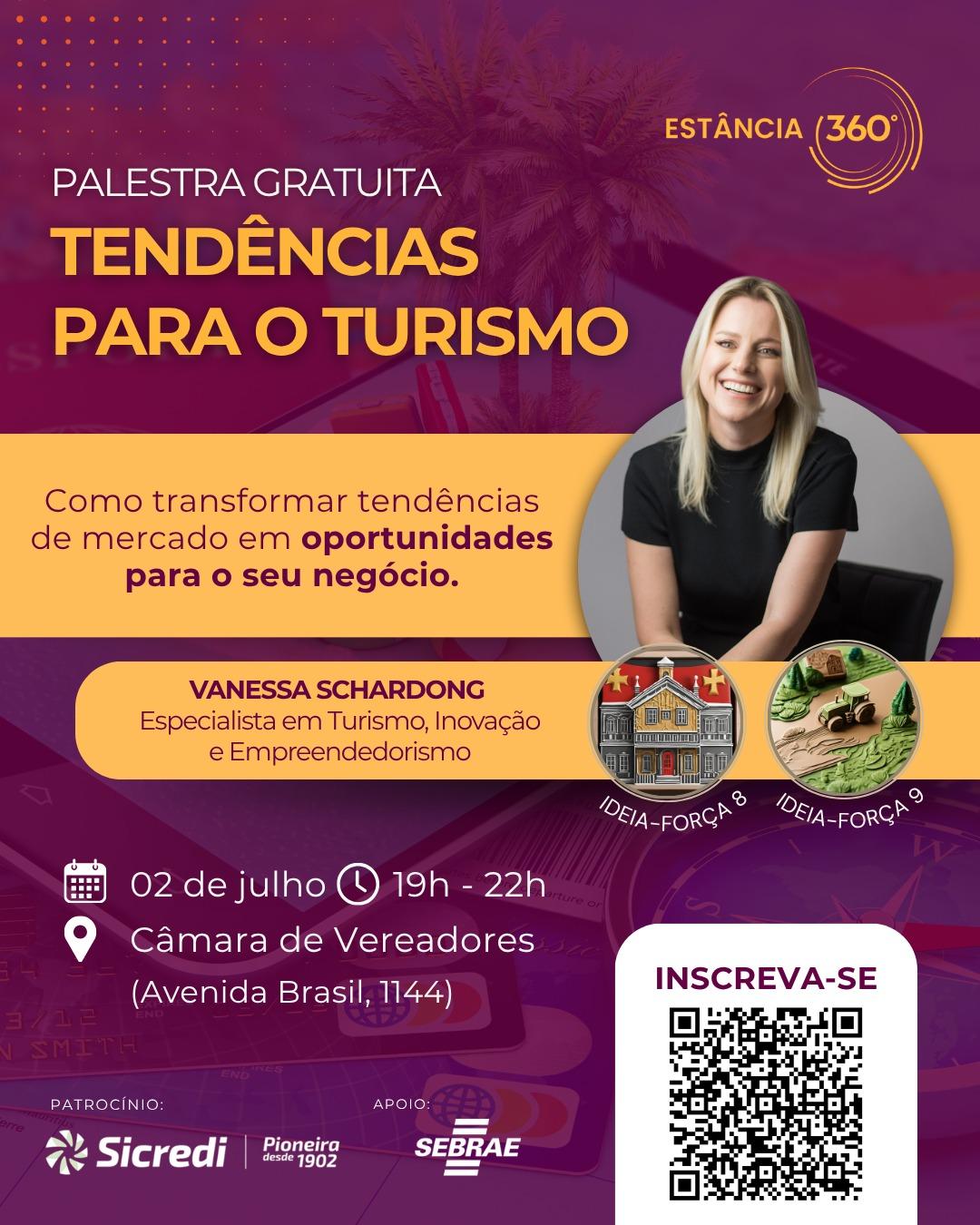 Estância Velha tem palestra “Tendências para o Turismo”