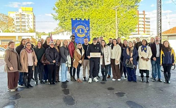 Lions Clube entrega prêmios da Ação Beneficente Escolar 