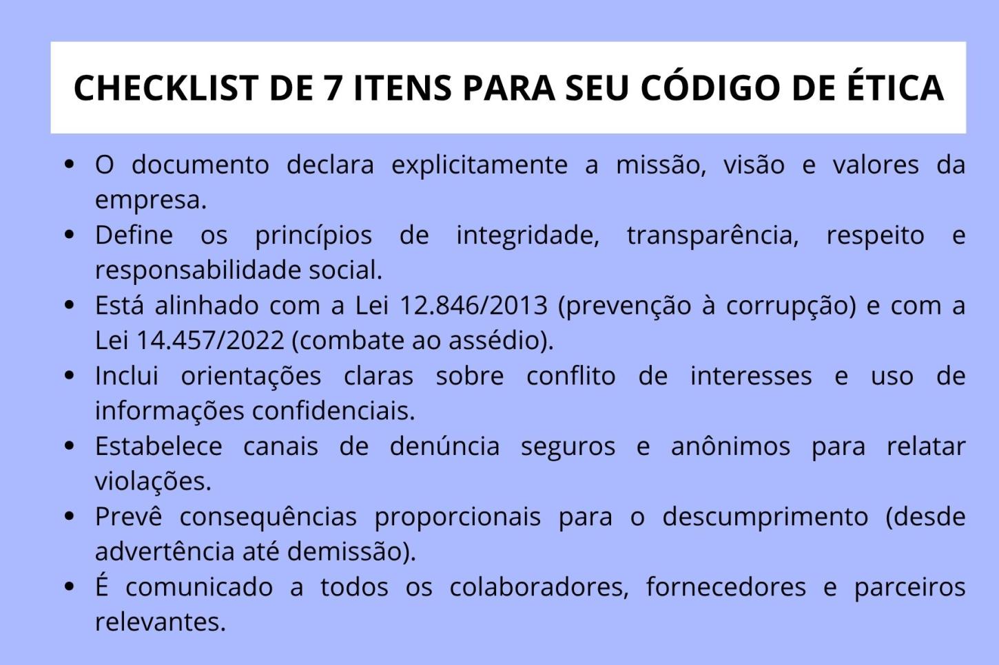 Checklist