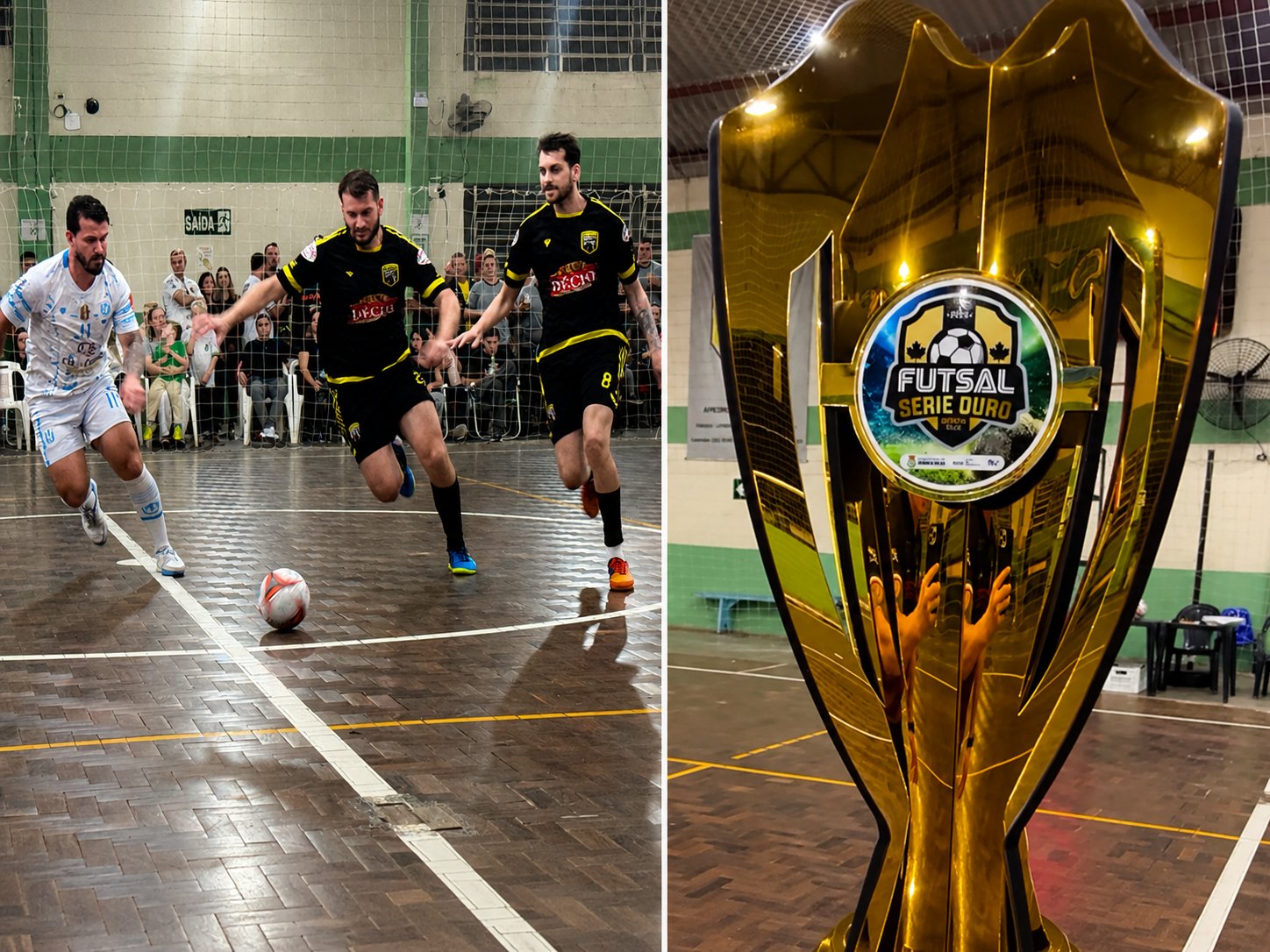 Atual campeão, Uclã estreia com goleada no Futsal Série Ouro 2026 de Estância Velha