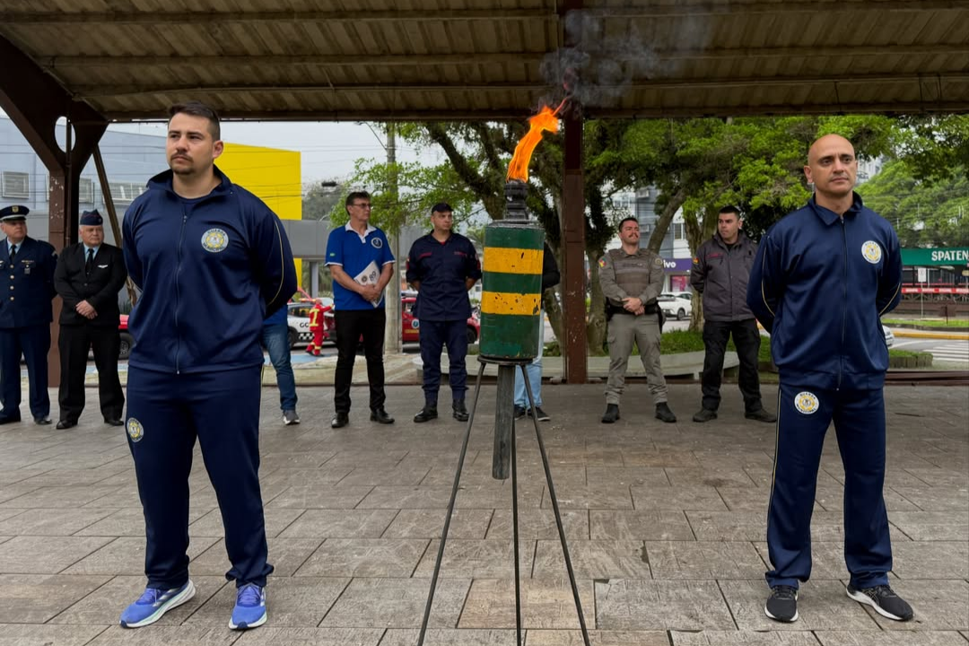 Chegada do Fogo Simbólico inicia as celebrações cívicas em Estância Velha