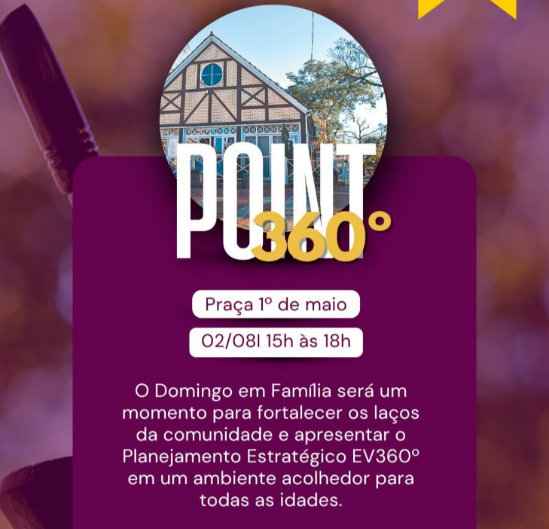 Neste domingo tem Point 360° em Estância Velha