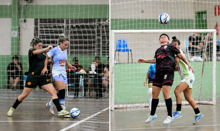 Aberto de Futsal Feminino tem as equipes classificadas para as oitavas de final 