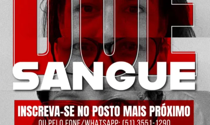 Agosto terá duas oportunidades para doação de sangue em Estância Velha