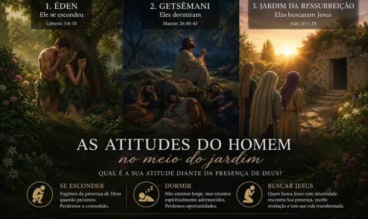  As Atitudes do Homem no Meio do Jardim