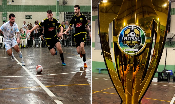 Atual campeão, Uclã estreia com goleada no Futsal Série Ouro 2026 de Estância Velha