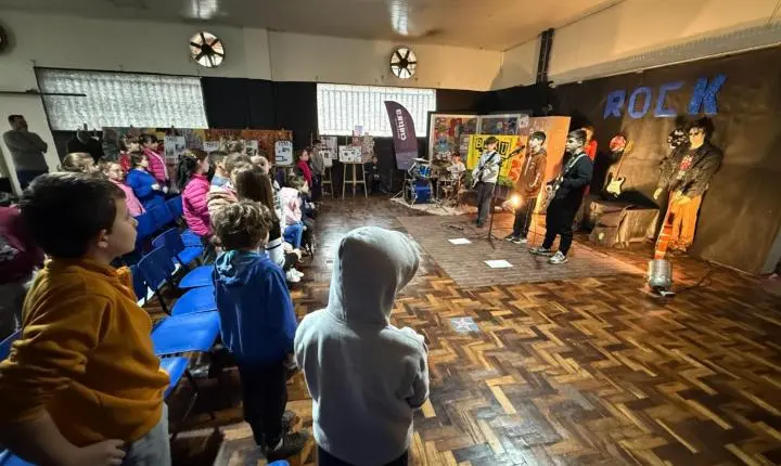 Banda Mirim celebra o Rock com apresentação no Espaço Cultural