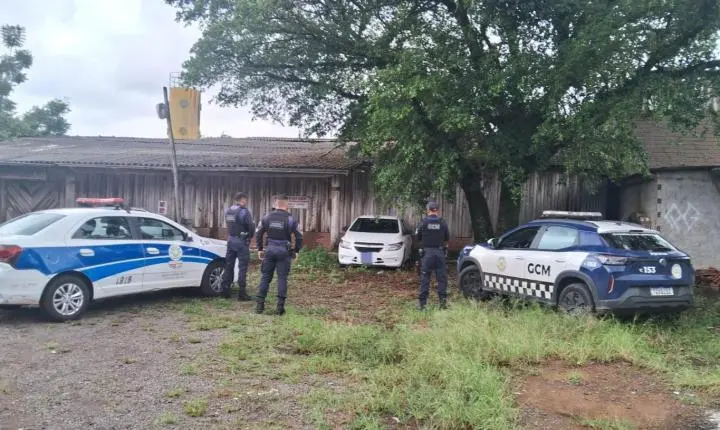 Cercamento eletrônico auxilia GCM de Estância Velha na recuperação de carro roubado