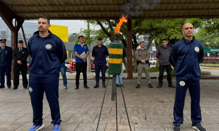 Chegada do Fogo Simbólico inicia as celebrações cívicas em Estância Velha