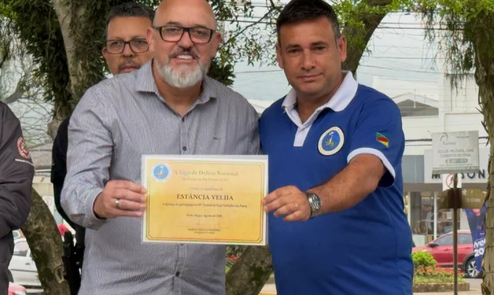 Chegada do Fogo Simbólico inicia as celebrações cívicas em Estância Velha