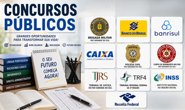Concursos públicos movimentam o Vale do Sinos e ampliam oportunidades para quem busca estabilidade