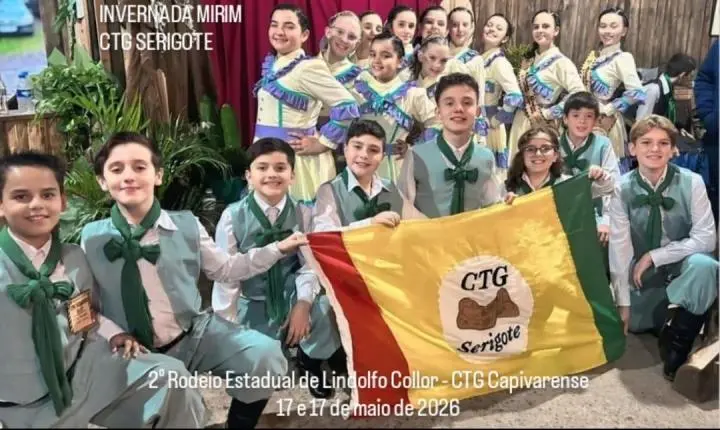 CTG Serigote é campeão com Invernada Adulta e conquista premiações no Rodeio de Lindolfo Collor 