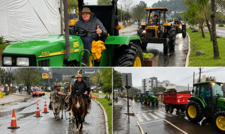 Desfile alusivo ao Dia do Colono é destaque na 5ª Ruralfest em Estância Velha