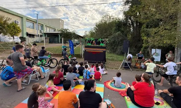 Em Estância Velha mais uma edição do Vem Brincar na Rua 