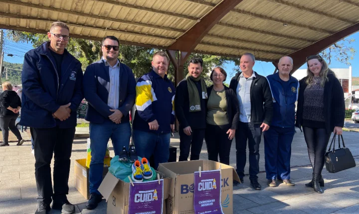Em parceria com Rotary Clube, Estância Velha lança Campanha do Agasalho 2026 e.a Cãopanha