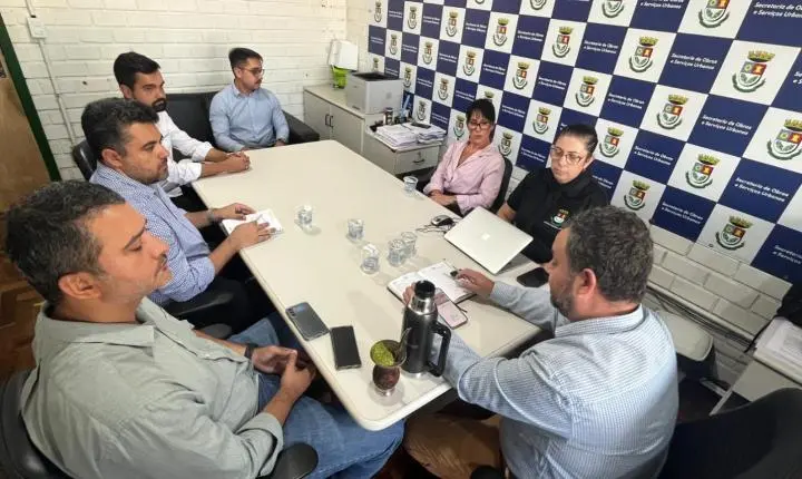 Em reunião secretaria de Obras e Corsan reforçam alinhamento para obras e melhorias em Estância Velha