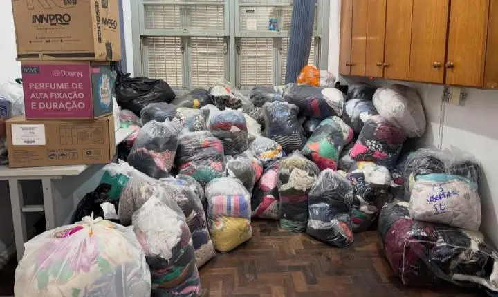 Empresa doa mais de 6 mil peças arrecadadas por colaboradores durante gincana solidária
