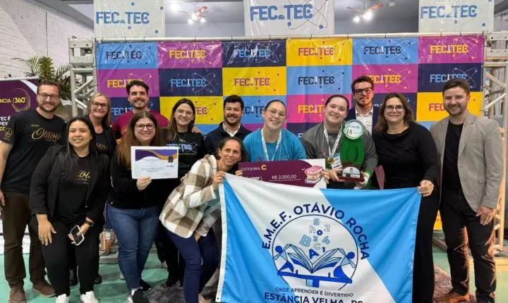 Escolas de Estância Velha representarão o município na MOSTRATEC 2026