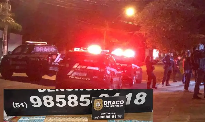 Estância Velha é alvo da Operação da DRACO São Leopoldo 