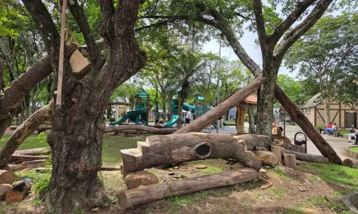 Estância Velha instala Pátio Naturalizado na Praça 1º de Maio