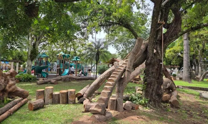 Estância Velha instala Pátio Naturalizado na Praça 1º de Maio