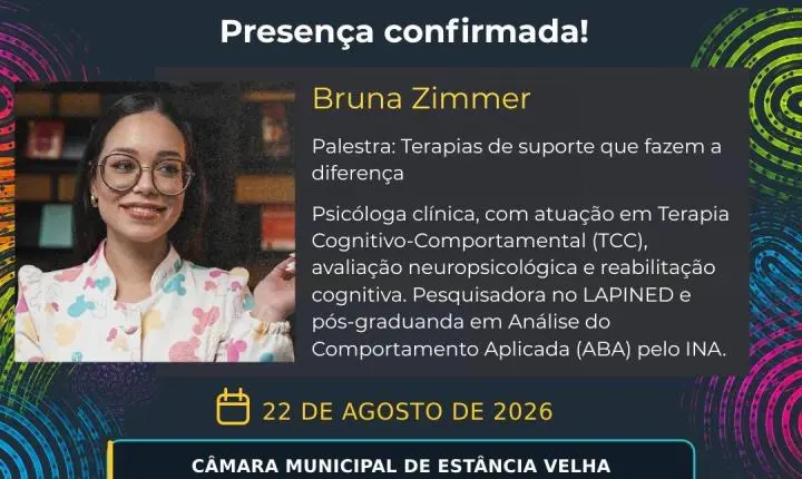 Estância Velha realiza neste sábado o 2º Fórum sobre Neurodiversidade