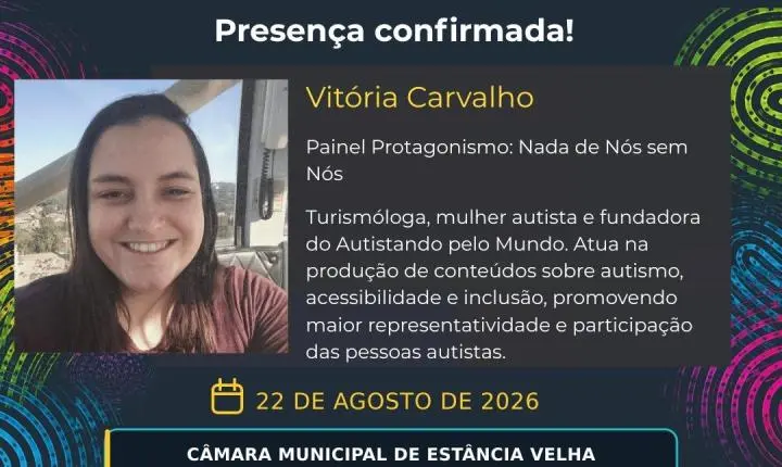 Estância Velha realiza neste sábado o 2º Fórum sobre Neurodiversidade
