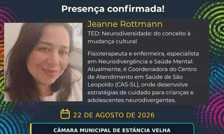 Estância Velha realiza neste sábado o 2º Fórum sobre Neurodiversidade