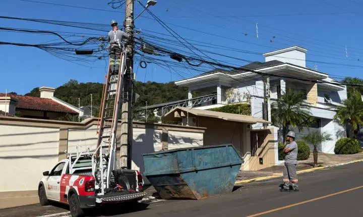 Estância Velha tem nova etapa da Operação Poste Limpo