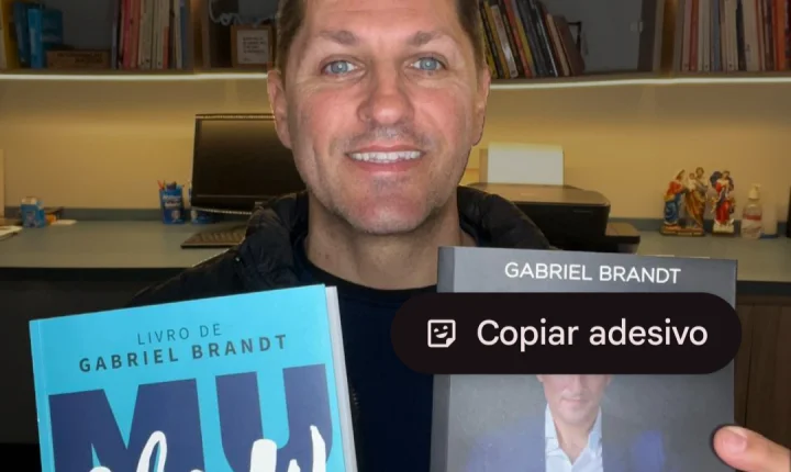 Gabriel Brandt lança dois livros no dia 14 de agosto