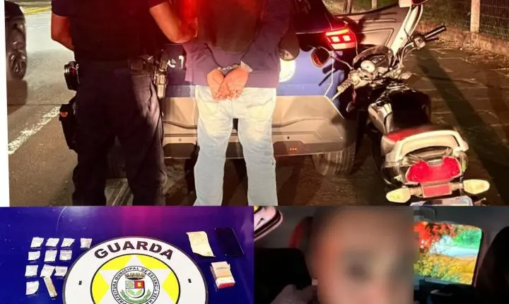 GCM de Estância Velha prende motoboy por tráfico de drogas no bairro Bela Vista