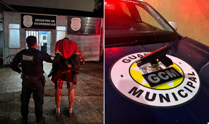 GCM DE ESTÂNCIA VELHA PRENDE SUSPEITO EM FLAGRANTE APÓS TENTATIVA DE ROUBO DE VEÍCULO