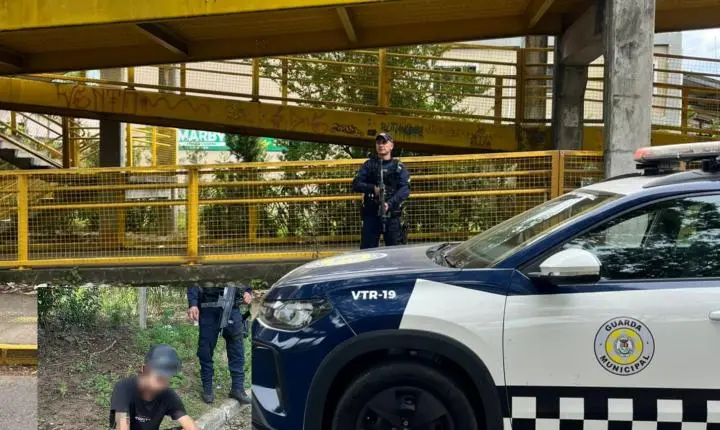 GCM intensifica patrulhamento e detém suspeito com facas no bairro Rincão