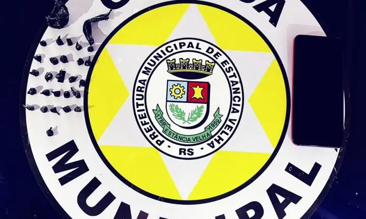 GCM prende homem por tráfico de drogas no bairro Rincão dos Ilhéus, em Estância Velha