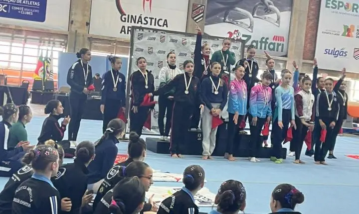 Ginástica Artística participa de mais uma competição da FGRS