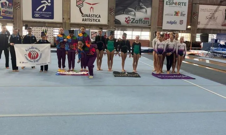 Ginástica Artística participa de mais uma competição da FGRS
