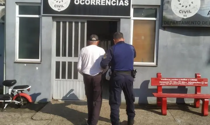 Guarda Civil Municipal prende homem por descumprimento de medida protetiva e evita possível tragédia em Estância Velha