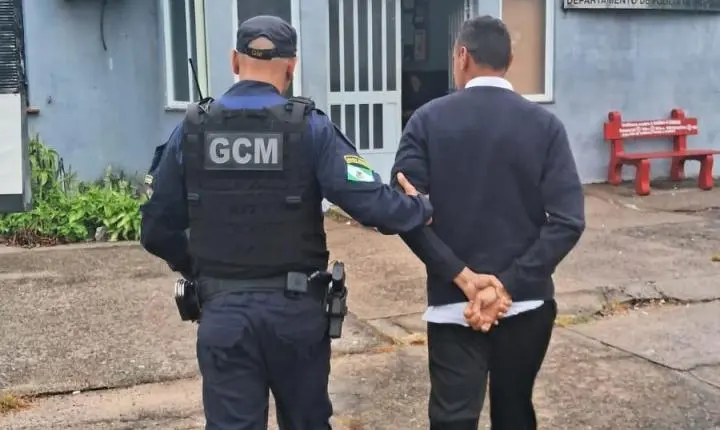 Homem condenado há 22 anos de prisão por estupro de vulnerável é preso em Estância Velha pela GCM