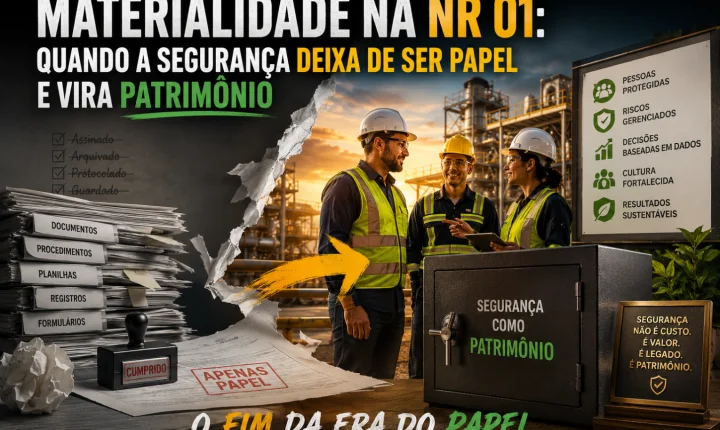 MATERIALIDADE NA NR 01: QUANDO A SEGURANÇA DEIXA DE SER PAPEL E VIRA PATRIMÔNIO