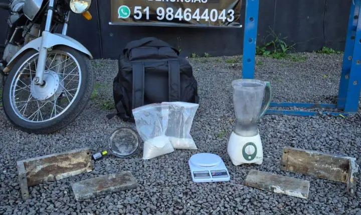 Polícia Civil desmantela laboratório de cocaína e efetua prisão em flagrante por tráfico de drogas