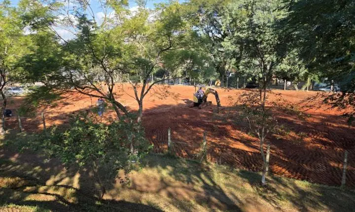 Praça da Nova Estância passa por revitalização e terá melhorias