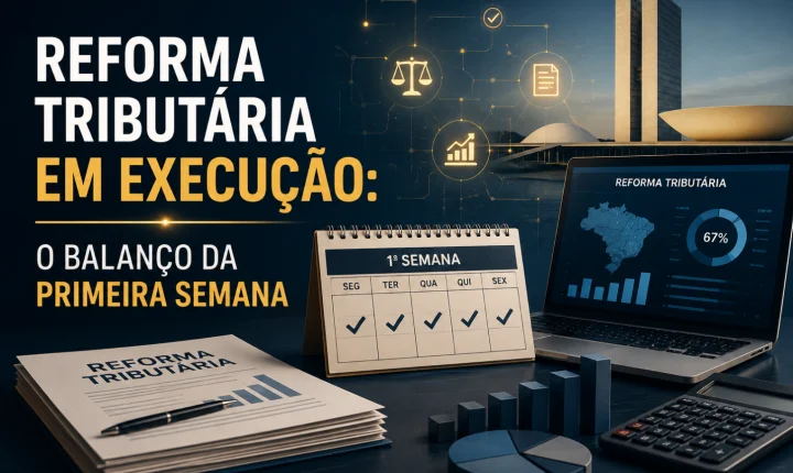 REFORMA TRIBUTÁRIA EM EXECUÇÃO: O BALANÇO DA PRIMEIRA SEMANA