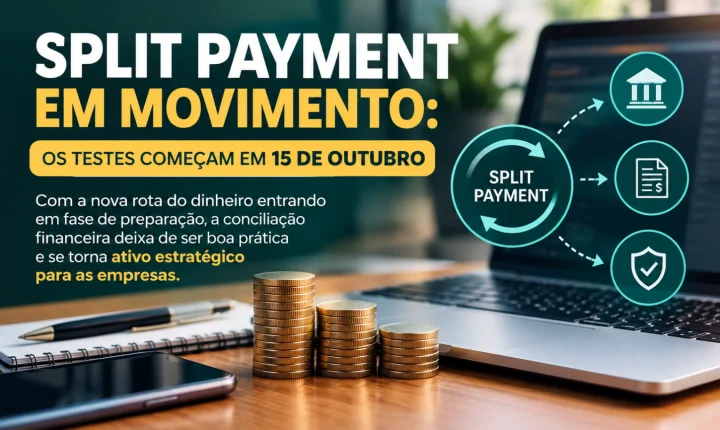 SPLIT PAYMENT EM MOVIMENTO: OS TESTES COMEÇAM EM 15 DE OUTUBRO
