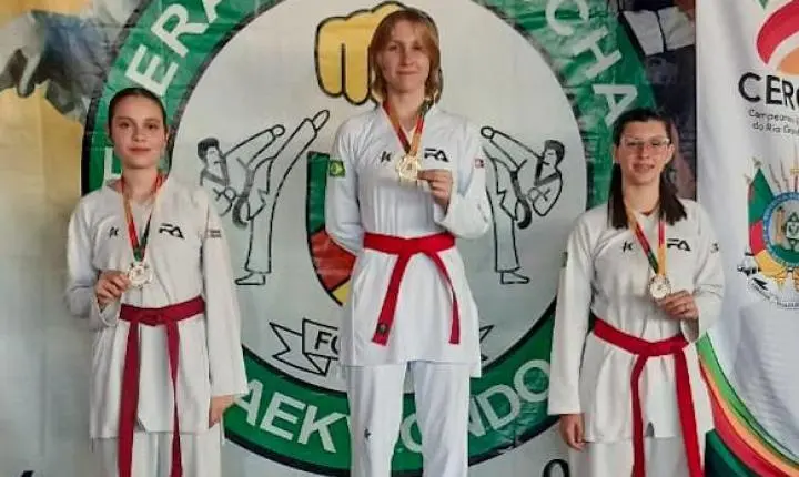 Taekwondo estanciense conquista bons resultados no CERGS 2026